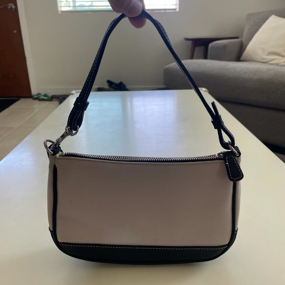 Coach Hampton Vintage Peach Leather Canvas Mini Bag - Picture 8 of 8